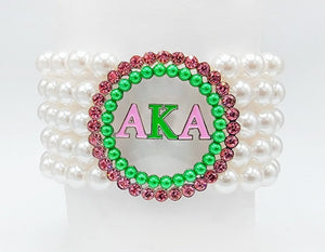 Sorority Pearl Bracelet-AKA