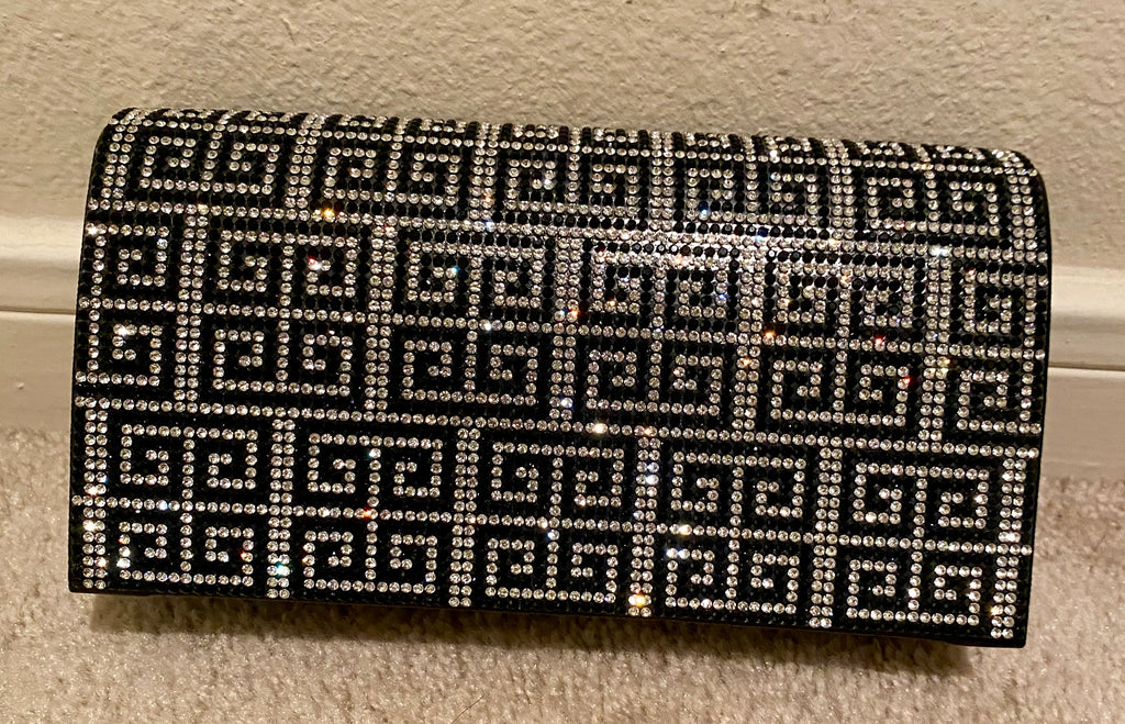 Greek Key Clutch