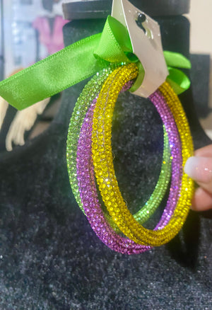 Mardi Gras Bracelet Set