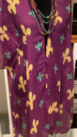 Fleur de lis Kimono