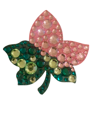 Crystal Ivy Brooch