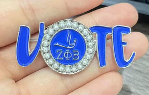 Vote pin Zeta