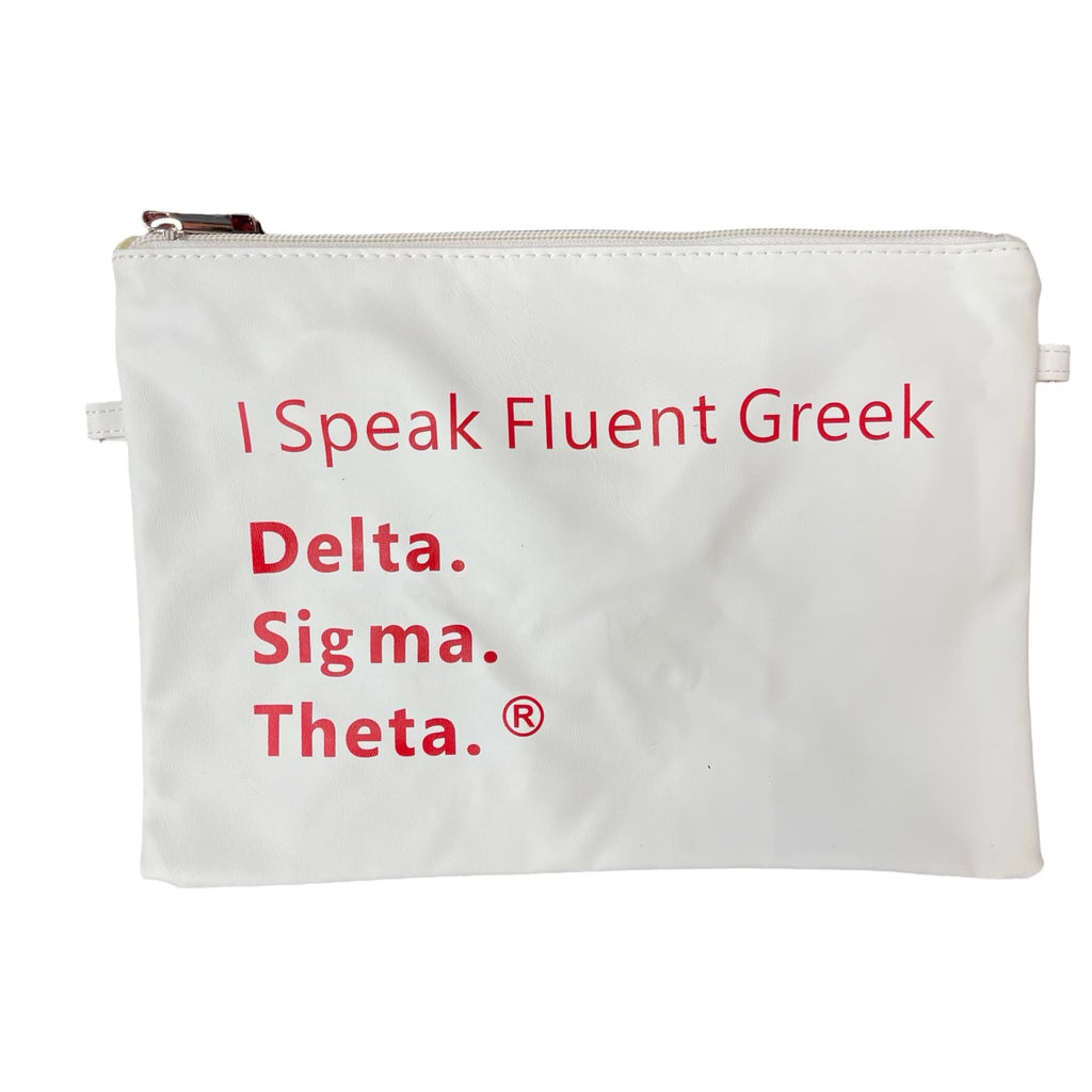 Crossbody/Wristlet DST (Delta) White