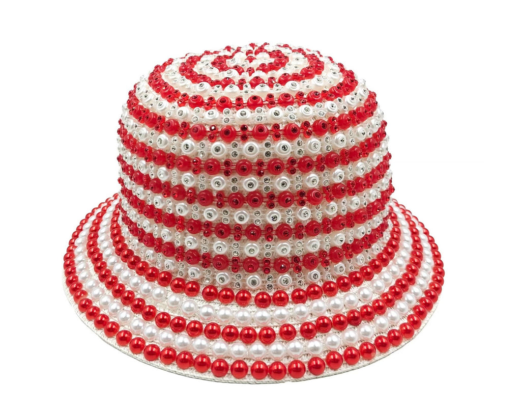 Bucket Hat Red White Delta DST