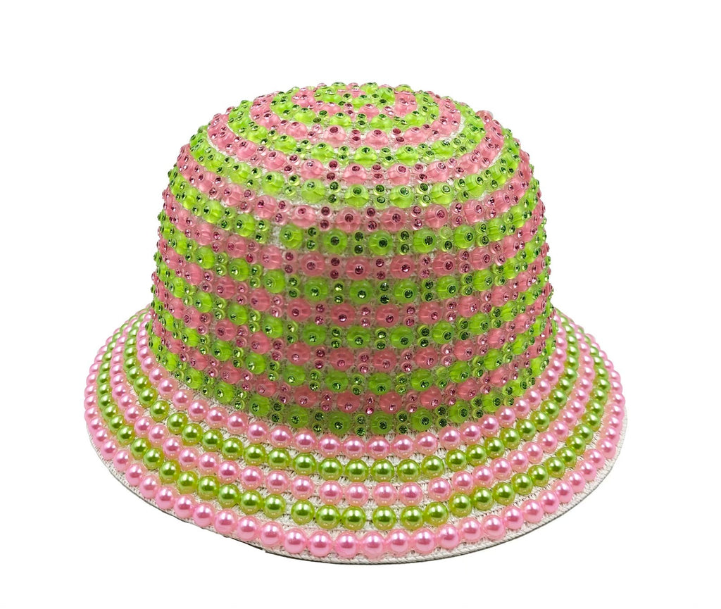 Bucket Hat Pink Green AKA