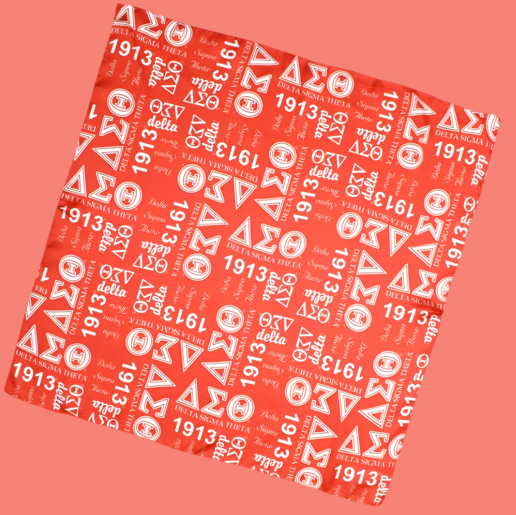 Sorority Silky Square Scarf DST (Delta)