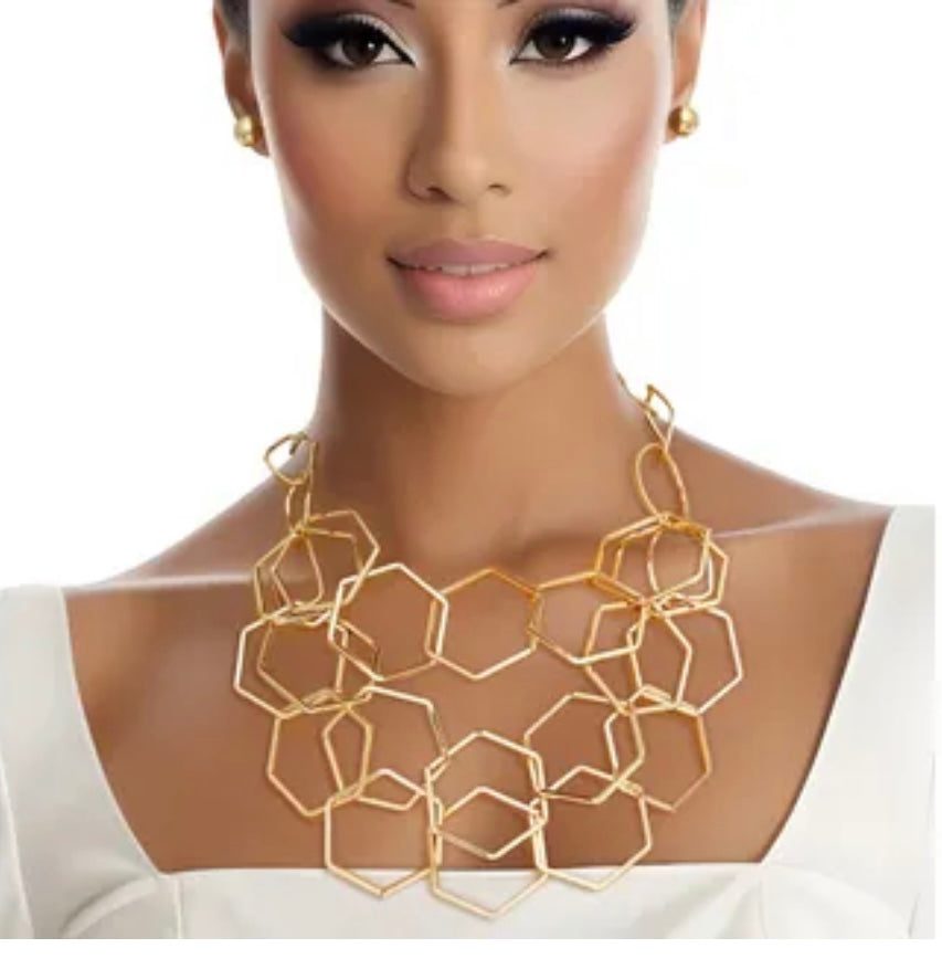 Honeycomb Necklace