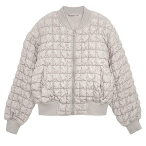 L & E NY Puffer Jacket Ivory Large