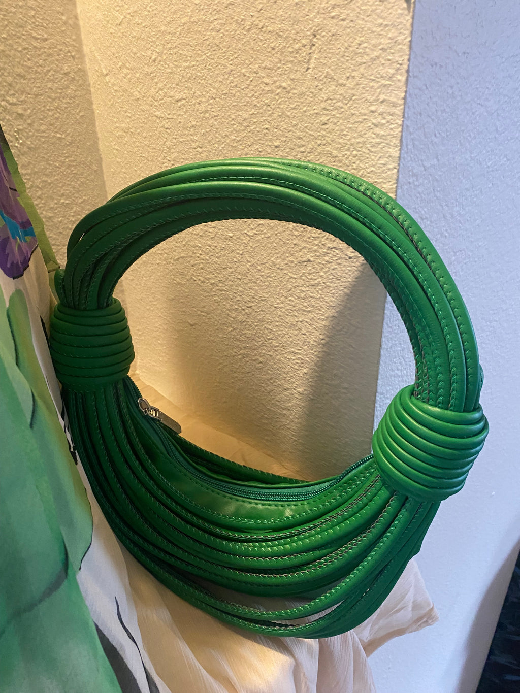 Knotted Hobo Bag -Green