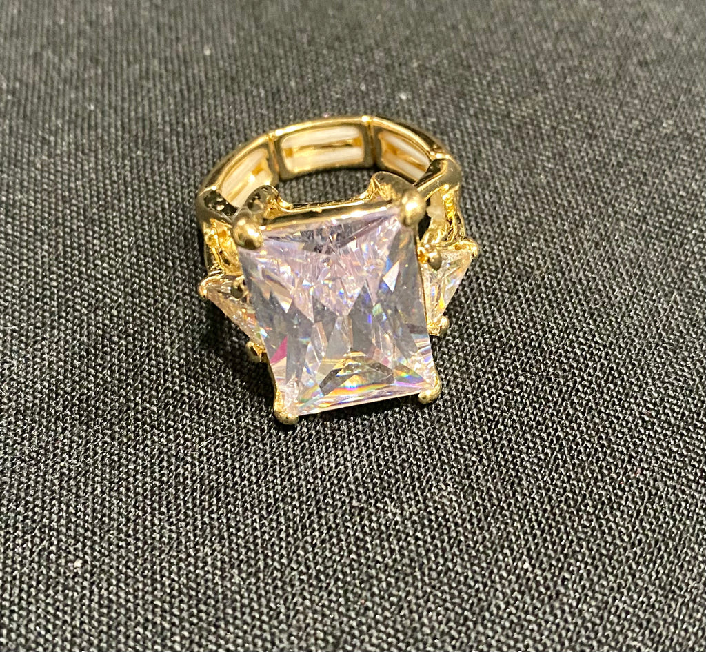 Crystal Ring Gold