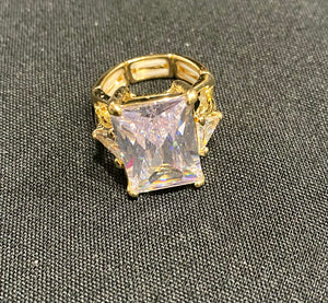 Crystal Ring Gold