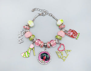 Sorority Charm Bracelet-AKA