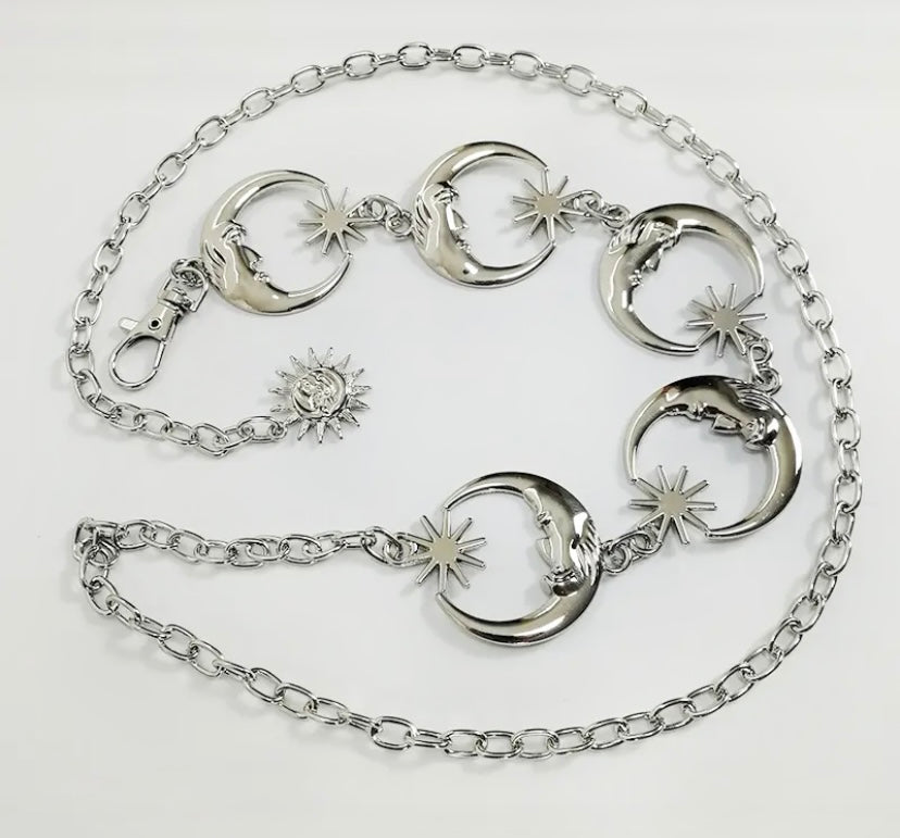 Moon Star Chain Belt