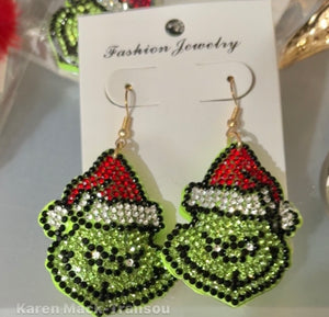 Grinch Earrings