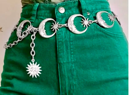 Moon Star Chain Belt