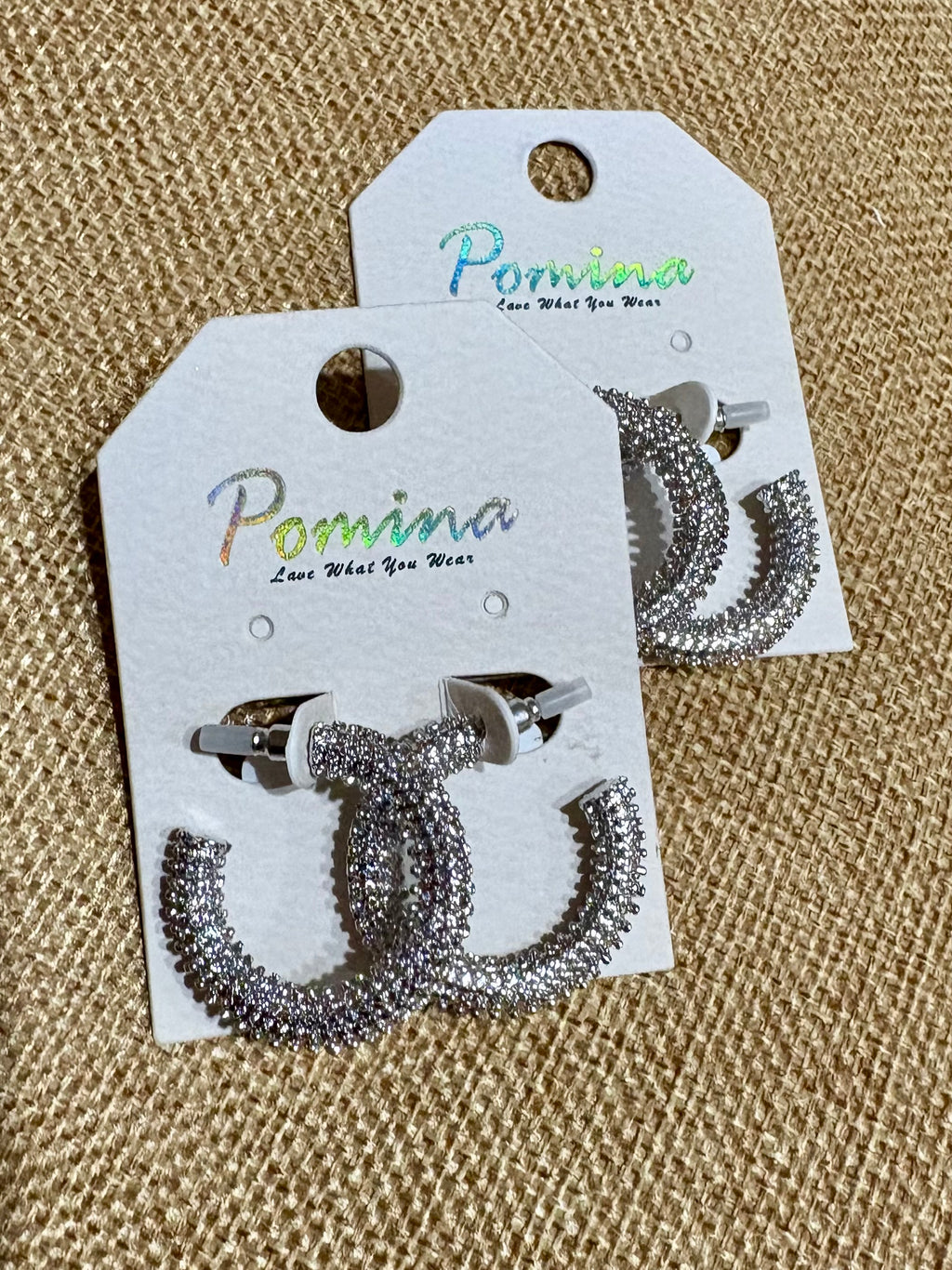 Pomina Hoop Silver