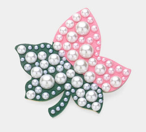 Pearl Ivy Brooch