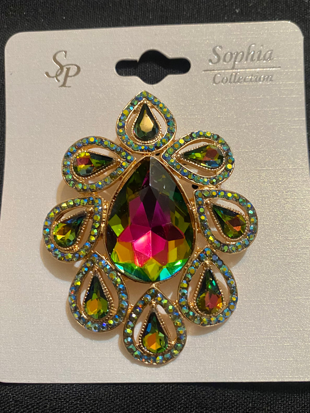 Sophia Oilspill Brooch