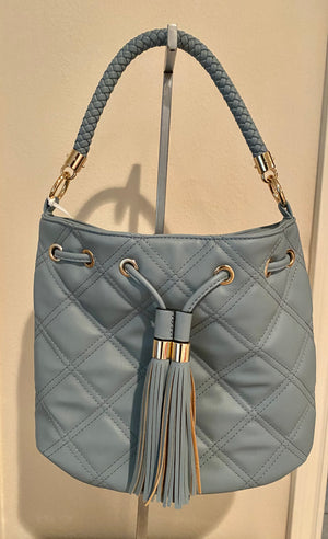 Tassel Tote Blue