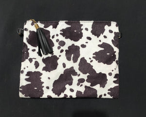 Crossbody/Wristlet Dark Cowhide