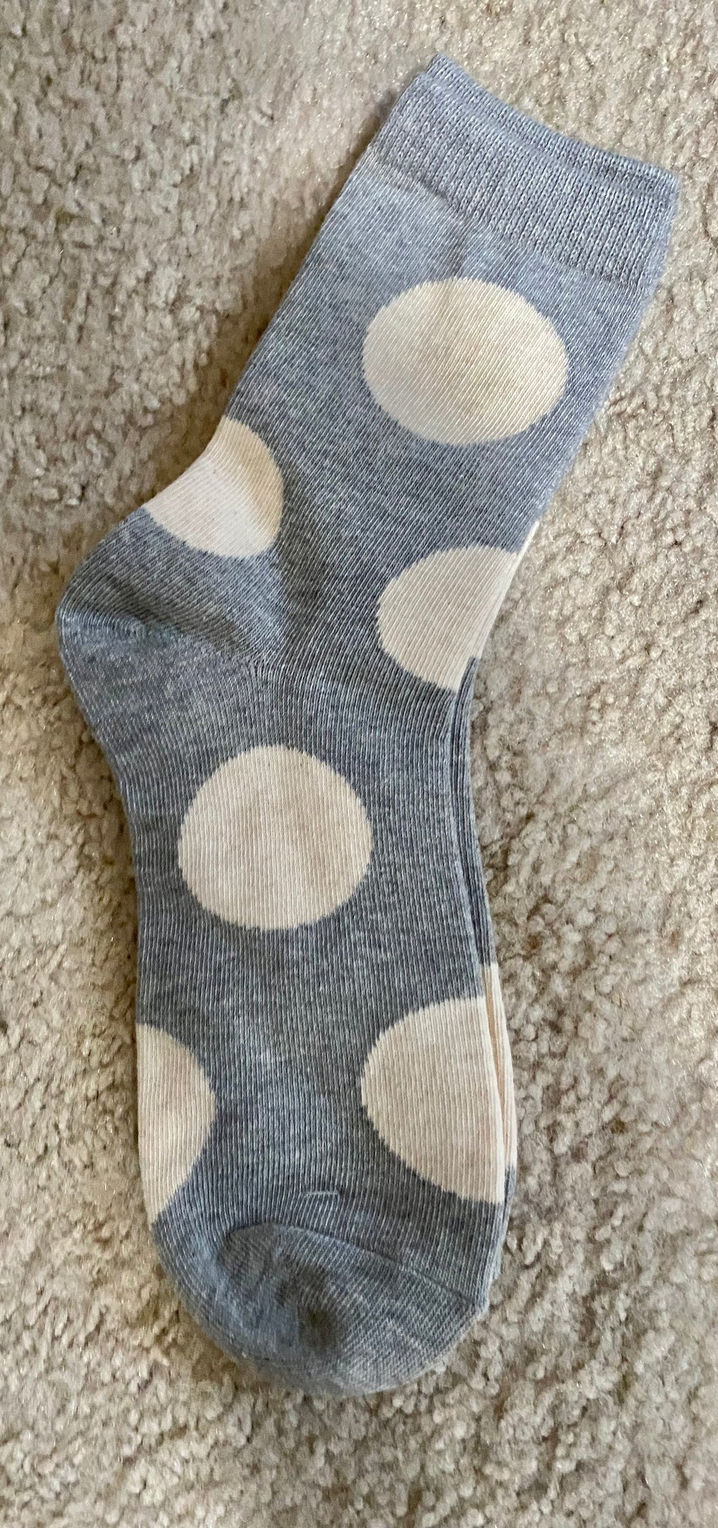 Grey Polka Dot