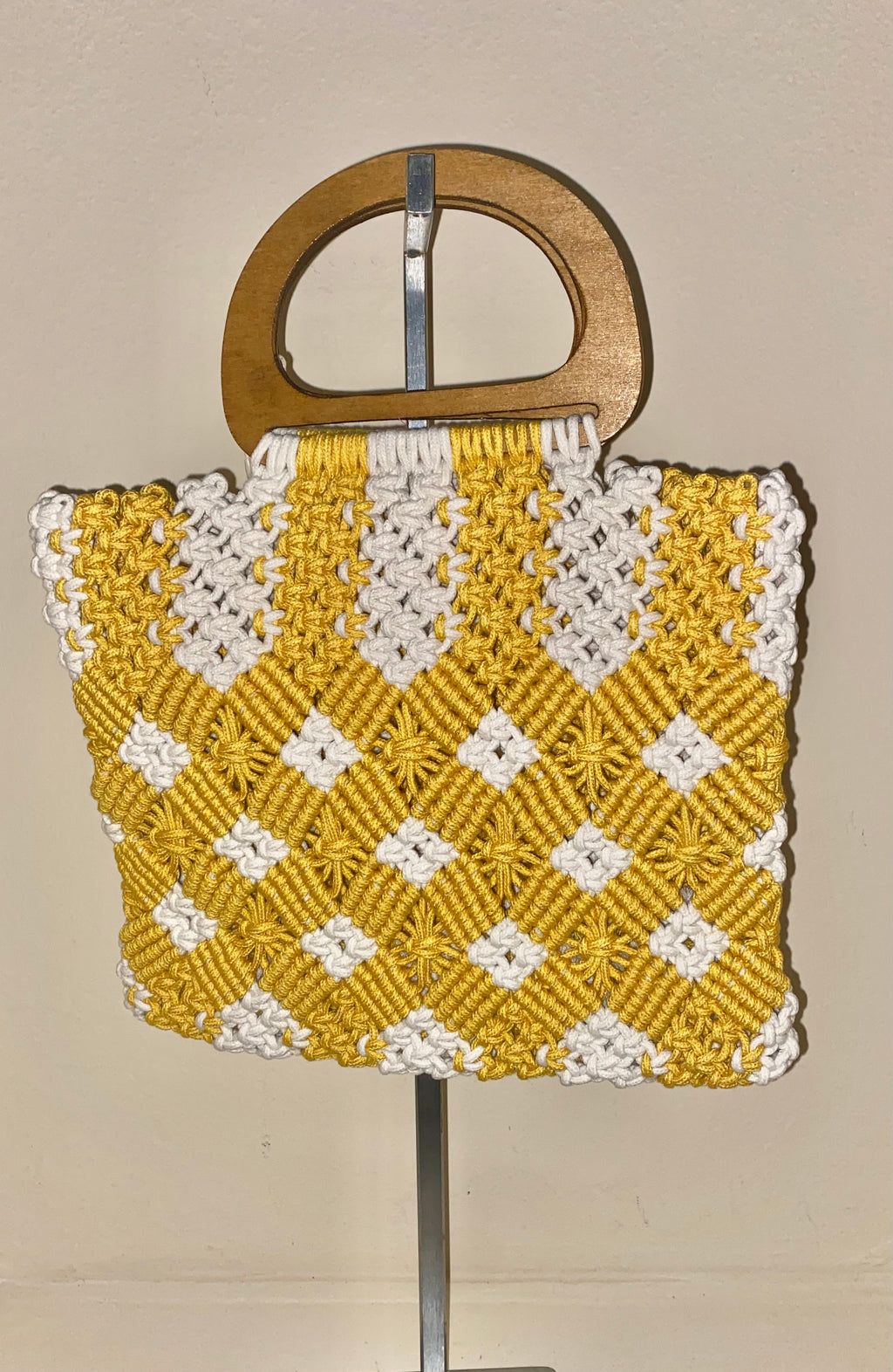 Summer Crochet Tote - Yellow