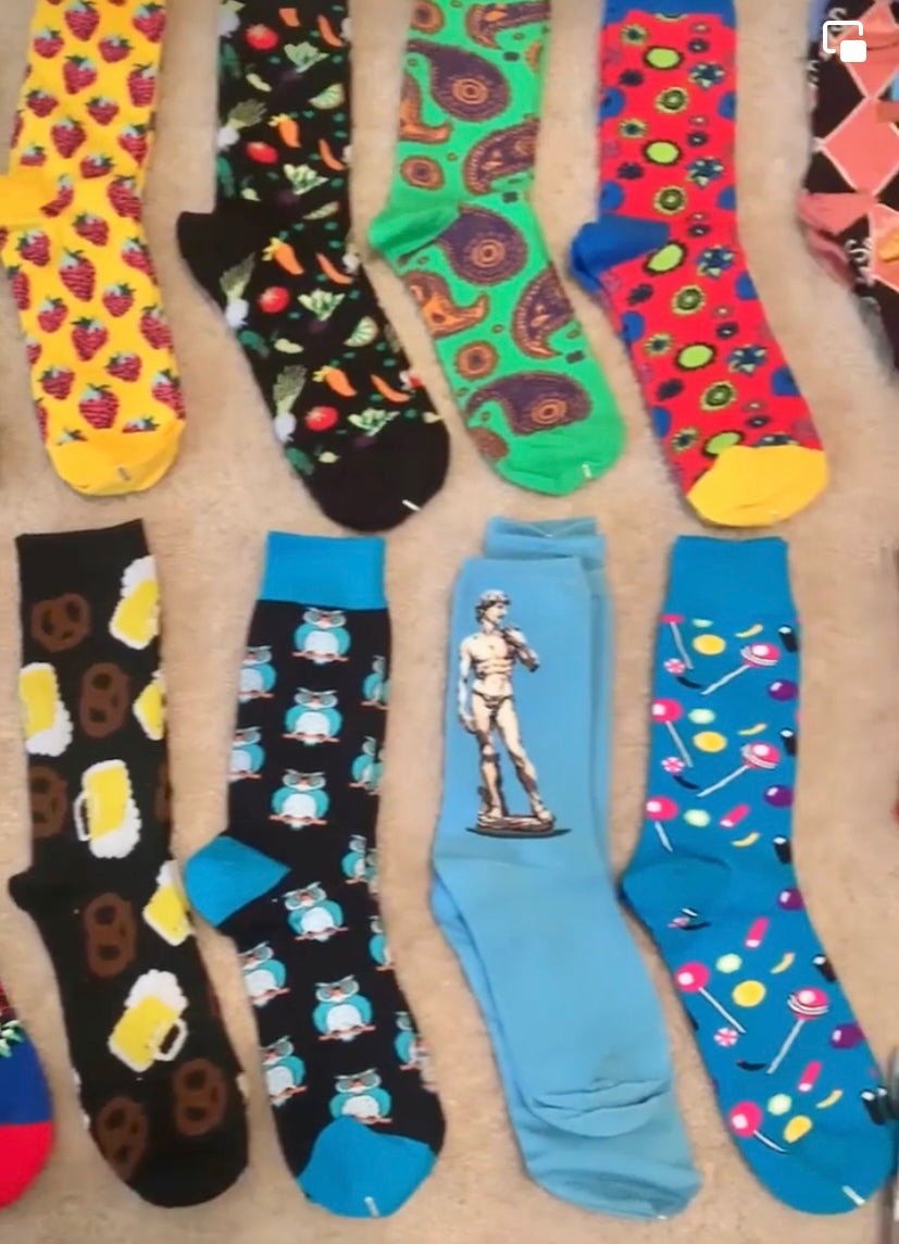 Mystery Sock Pack any 6 (we pick)