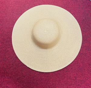 Taupe /Bone Floppy Hat