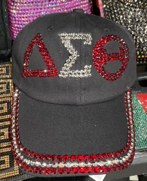 DST (Delta) Baseball Cap Black Sequins