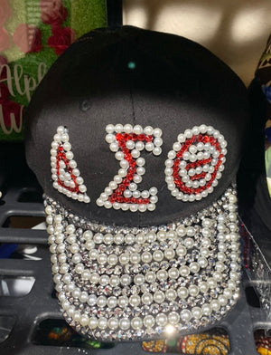 DST (Delta) Baseball Cap Black Sequins