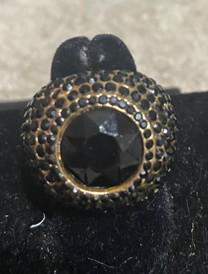 Touch of Black and Gold Ring